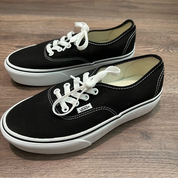 Vans Shoes - New Vans Black Authentic Shoe 6.5 Lifestyle, Original Icon, Lightweight Canvas
